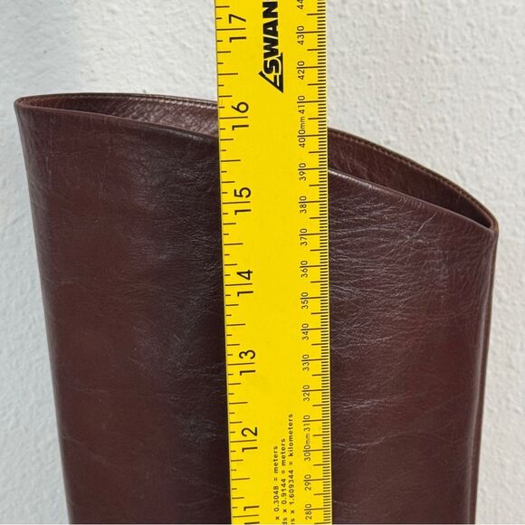 Vintage 9 Nine West Brown Kitten Heel Boots Jobeth Size 7 - Picture 7 of 10